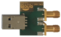 USB-A Plug to SMA Adapter.