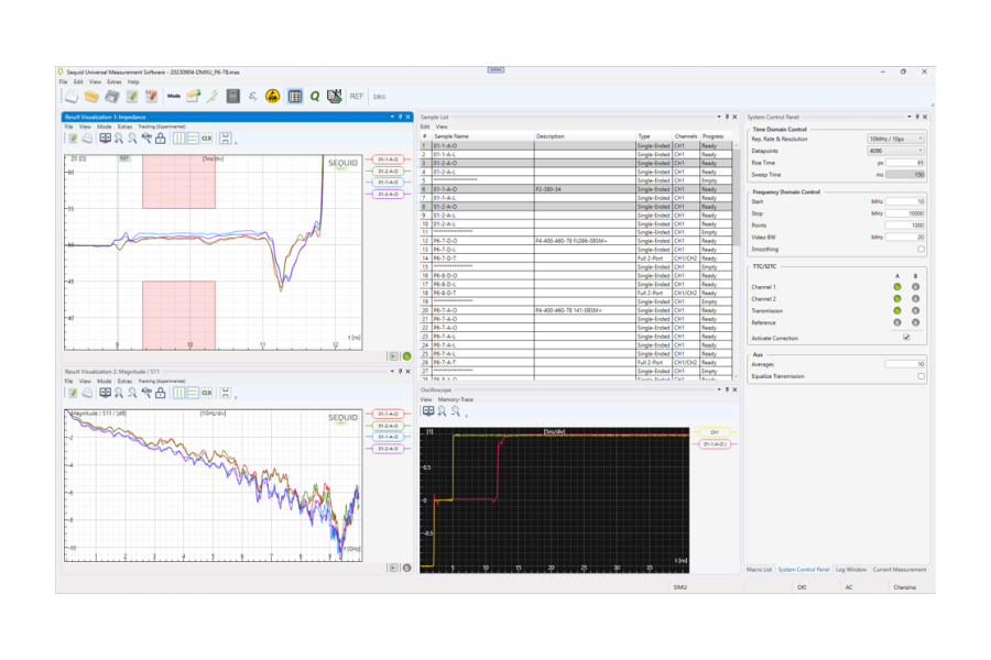 Sequid TDR Measurement Software Solutions